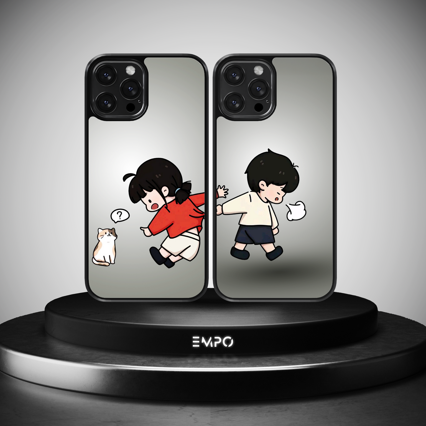 Couple Cartoon Guy and Girl